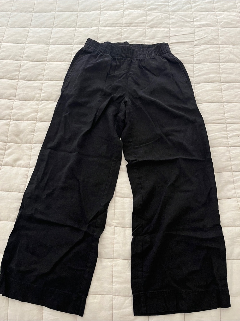Like new old navy linen pants wide leg high rise